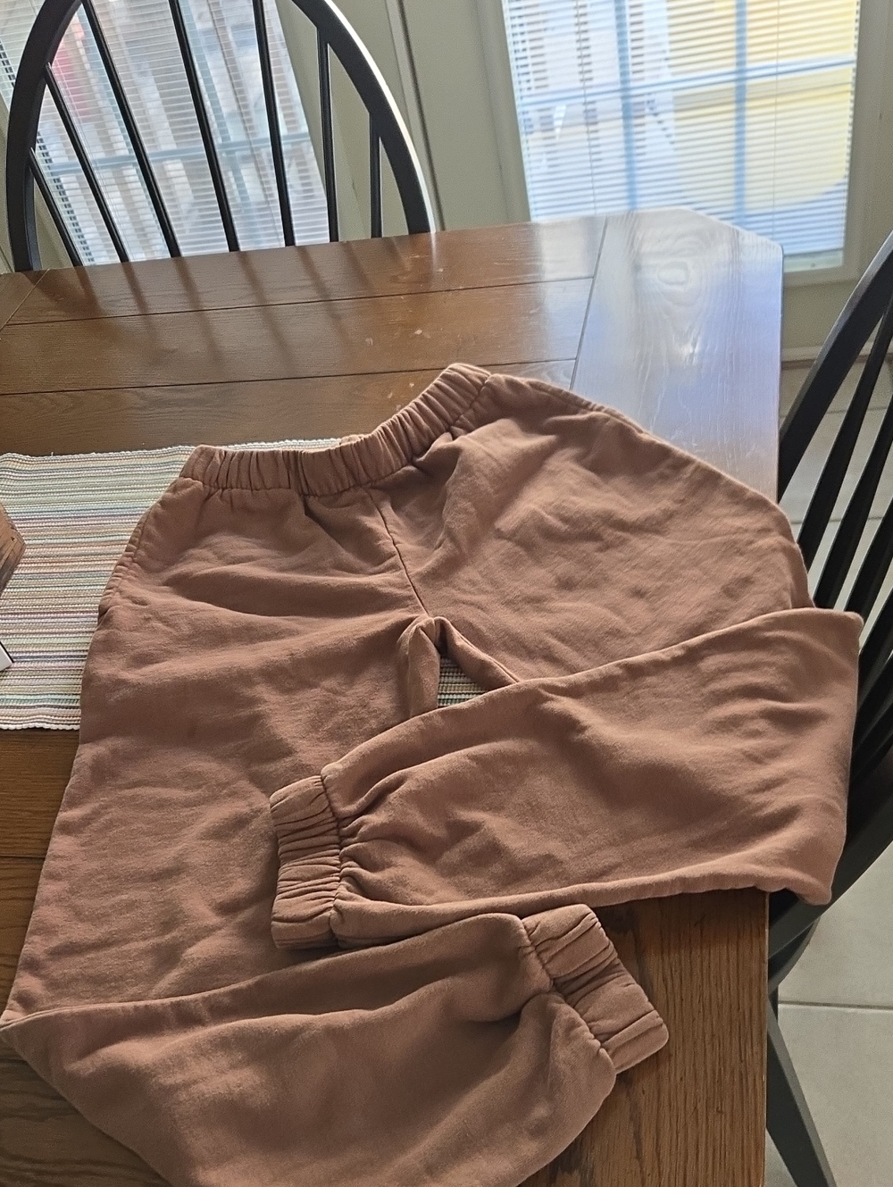 Brandy Melville Brown Elastic Waist Joggers
